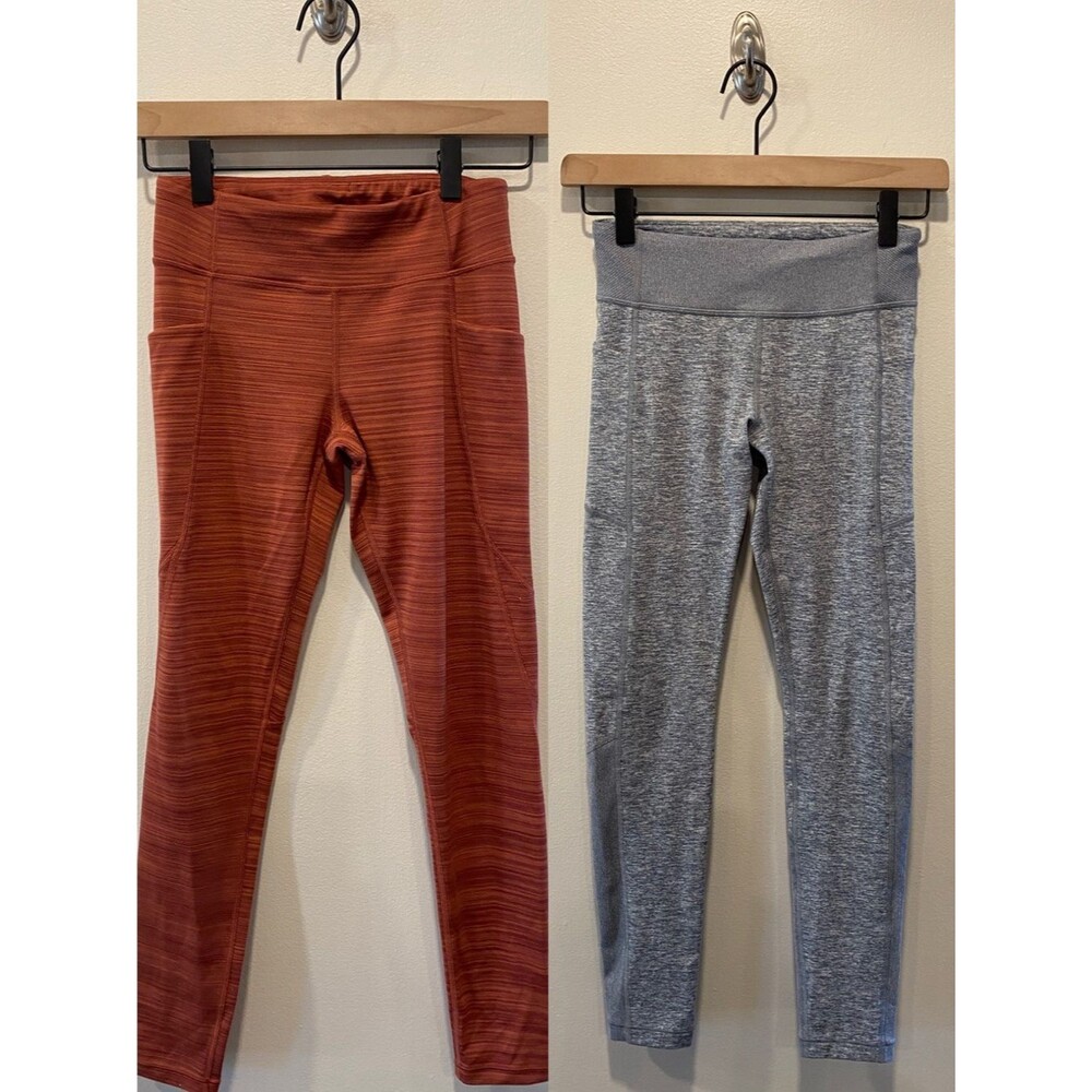 Athleta girls leggings bundle Large 12 Stash your treasures and Snowball tights